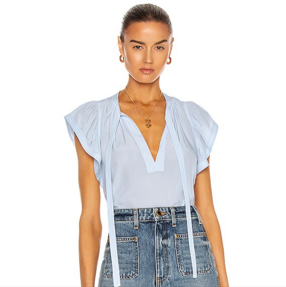 A.L.C. Ice Blue Blouse